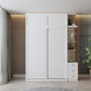 Contemporary Wardrobe Armoire with Garment Rod Wood Wardrobe Closet Clearhalo 'Armoires & Wardrobes' 'armoires_wardrobes' 'Bedroom Furniture' 'furn' 'furn_armoires_wardrobes' 'Furniture' 1200x1200_f444d450-12b2-4daa-8200-9ced19491e60
