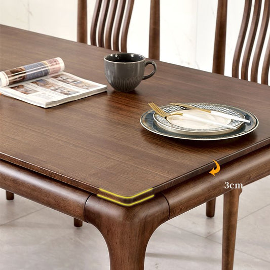 Traditional Solid Wood Dining Room Set with Rectangle Table Dining Table Furniture for Home Clearhalo 'Dining Room Sets' 'Dining Tables & Seating' 'dining_room_set' 'furn' 'furn_dining_room_set' 'Furniture' 'furniture_dining_room_set' 'Kitchen & Dining Furniture' 'kitchen&dining_furn' 'kitchen' 1200x1200_f444e875-72f6-4f9b-bf6d-3f4ea4d139fe