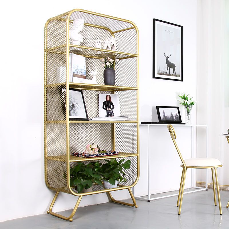 Estantería de metal de geometría estantería moderna de almacenamiento cerrado, 23.5 " / 31.5" W