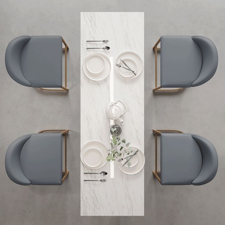Sintered Stone Bar Table Set 1/2/5 Pieces Indoor White Bar Table with Low Back Bar Stools Clearhalo 'Bar Furniture' 'furn' 'furn_home_bar_bar_sets' 'Furniture' 'Home Bars & Bar Sets' 'home_bar_bar_sets' 'Kitchen & Dining Furniture' 1200x1200_f44760e8-57bd-4ec2-a279-f6750f3de048