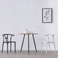 Scandinavian Plastic Armless Dining Chairs Stackable Dining Side Chair (Set of 4) Clearhalo ' kitchen&dining_furn' 'Dining Chairs' 'Dining Tables & Seating' 'dining_chair' 'furn' 'furn_dining_chair' 'Furniture' 'furniture_dining_chair' 'Kitchen & Dining Furniture' 'kitchen' 1200x1200_f449247a-95ed-4f92-bafb-26652cc88a47