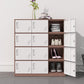 Non-Hanging Armoire Contemporary Steel Storage Cabinet for Home