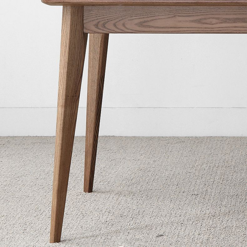 Contemporary Style 1/3/4/5 Pieces Furniture Rectangle Solid Wood Dining Table Set for Home Clearhalo 'Dining Room Sets' 'Dining Tables & Seating' 'dining_room_set' 'furn' 'furn_dining_room_set' 'Furniture' 'furniture_dining_room_set' 'Kitchen & Dining Furniture' 'kitchen&dining_furn' 'kitchen' 1200x1200_f44b1599-a650-4fae-8f0c-37e5fb0e5dac