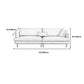 Velvet Flared Arm Sofa Loose Back 35.4"W Modern Sofa for Living Room Clearhalo 'furn' 'furn_sofas' 'Furniture' 'furniture_sofas' 'kitchen' 'kitchen_sofas' 'Living Room Furniture' 'Sofa' 'sofas' 1200x1200_f44b9a78-cd8d-475e-bc7f-e7f016e42e97