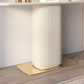 Tabella della console contemporanea da 13 "W del divano di divano della console rettangolare in pietra bianca