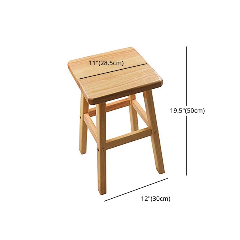 Oak Wood Modern Bar Stool Backless Footrest Indoor Counter-height Stool Clearhalo 'Bar Furniture' 'Bar Stools' 'bar_stools' 'furn' 'furn_bar_stools' 'furniture_bar_stools' 'Kitchen & Dining Furniture' 'kitchen&dining_furn' 'kitchen' 'kitchen_furn' Furniture' 1200x1200_f44d7240-f328-4131-9f38-1a2bc7b36ab7