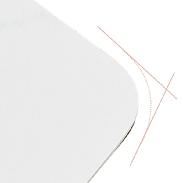 Mesa de comedor de piedra blanca rectangular contemporánea con piernas