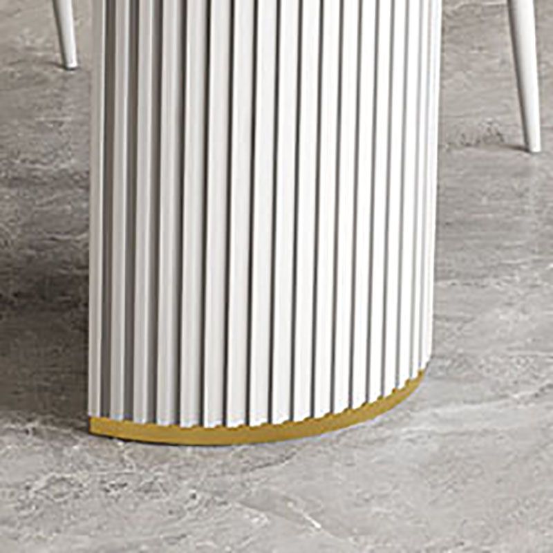 Irregular Shape Dining Table for Restaurant Sintered Stone Table with Double Pedestal Clearhalo 'Dining Tables & Seating' 'Dining Tables' 'dining_table' 'furn' 'furn_dining_table' 'Furniture' 'furniture_dining_table' 'Kitchen & Dining Furniture' 'kitchen' 'kitchen_dining_table' 1200x1200_f453f499-6209-4c71-a450-3187e1c75f6b