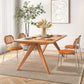 Rectangle Dining Set 1/2/5 Pcs Solid Wood Dining Table and Chairs Clearhalo 'Dining Room Sets' 'Dining Tables & Seating' 'dining_room_set' 'furn' 'furn_dining_room_set' 'Furniture' 'Kitchen & Dining Furniture' 1200x1200_f4553be2-280f-4cf5-9034-e071ec783432