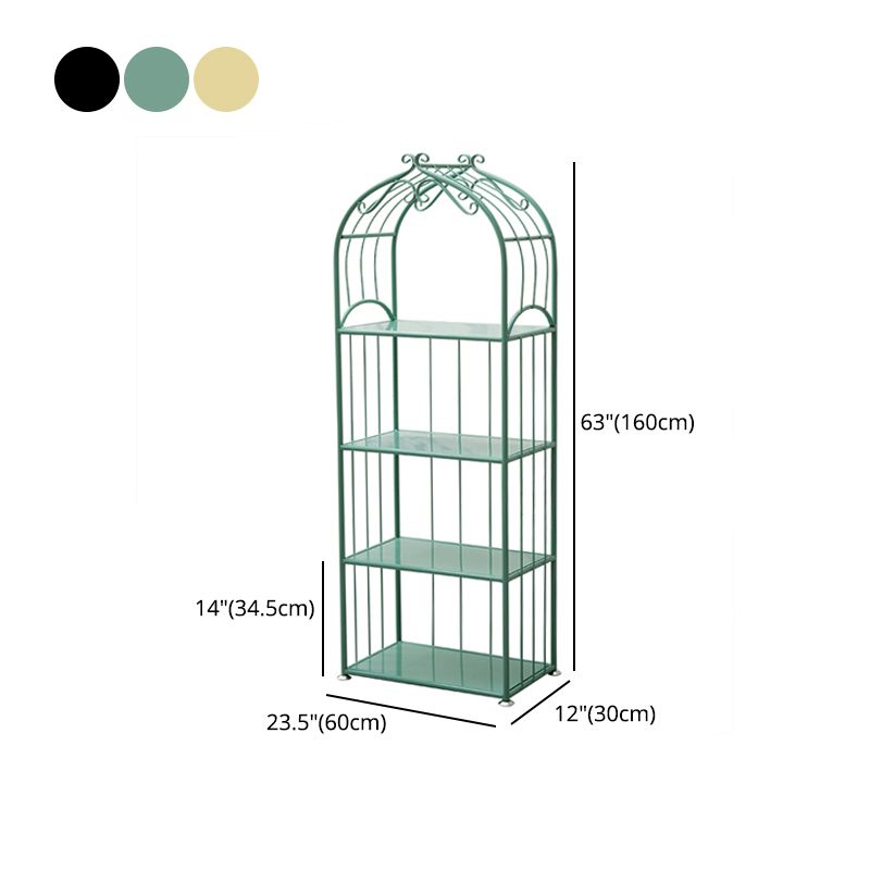 Iron Scandinavian Etagere Bookshelf Vertical Open Bookshelf for Living Room Clearhalo 'Bookcases' 'furn' 'furn_bookcases' 'Furniture' 'furniture_bookcases' 'Office Furniture' 1200x1200_f4585885-44d8-451d-bc12-489ea3fde1b9