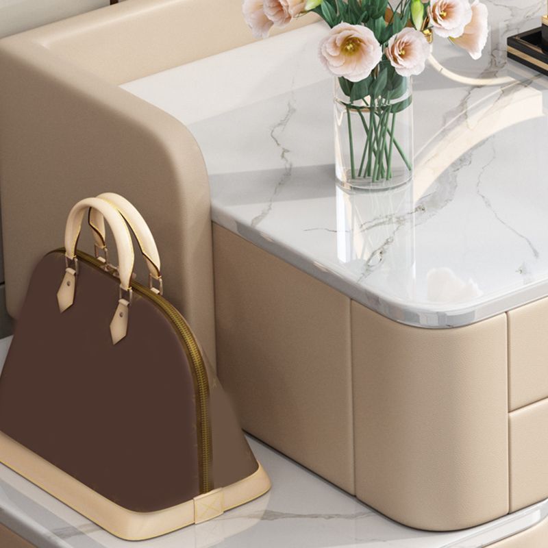 5 Storage Drawers Makeup Vanity Desk Stone Top Dressing Table Clearhalo 'Bedroom Furniture' 'furn' 'furn_makeup_vanities' 'Furniture' 'Makeup Vanities' 'makeup_vanities' 1200x1200_f4599f0c-e720-473a-afc6-d1ef02a40434