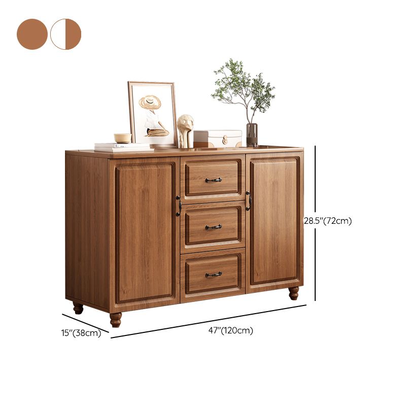 Mid Century Modern Accent Chest  Rectangle Chest with Drawers