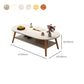 Modern Wood Cocktail Table 4 Legs Coffee Table with Storage Shelf Clearhalo 'Coffee & Accent Tables' 'Coffee Tables' 'coffee_tables' 'furn' 'furn_coffee_tables' 'Furniture' 'Living Room Furniture' 1200x1200_f45c9c91-d4a7-4966-9b34-05e45f3e4ce2