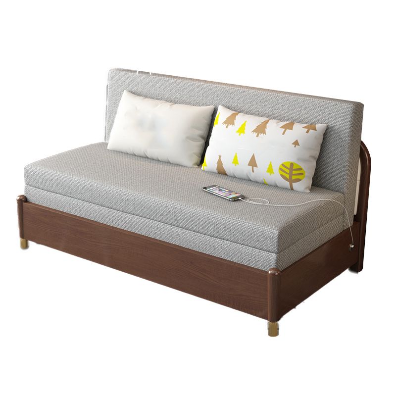 Contemporary Futon Sleeper Sofa Armless Futon and Mattress with Storage Clearhalo 'furn' 'furn_futons' 'Furniture' 'Futons & Daybeds' 'Futons' 'Living Room Furniture' 1200x1200_f45cdd85-143e-4950-ac1e-6d650c9b873d
