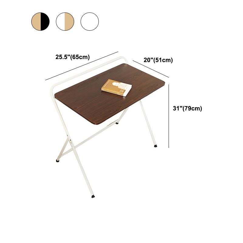 Foldable Office Desk Contemporary Style Writing Desk for Home and Office Clearhalo 'furn' 'furn_office_desk' 'Furniture' 'Office Desks' 'Office Furniture' 'office_desk' 1200x1200_f45e2144-ff46-49be-88e5-f2acd75dad27