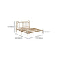 Glam Iron Open-Frame Bed with Spindle Headboard Solid Color in Gold Clearhalo 'Bedroom Furniture' 'Beds' 'furn' 'furn_beds' 'Furniture' 1200x1200_f46154b9-732e-4710-b61e-c057b171eca8