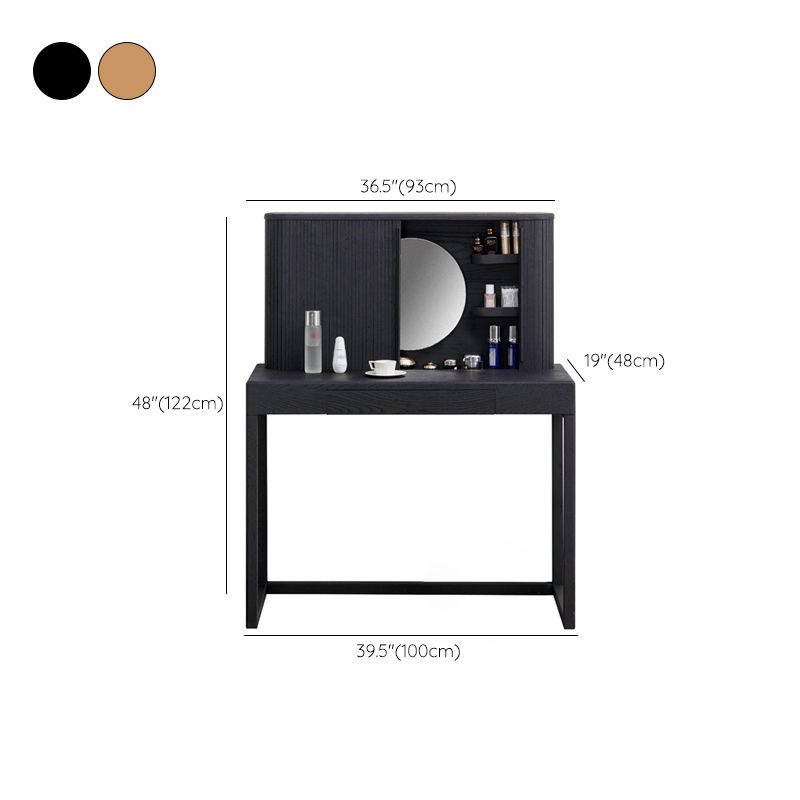 Tavolo da scrivania per vanità tradizionale per la camera da letto tavolo da toeletta in legno massiccio