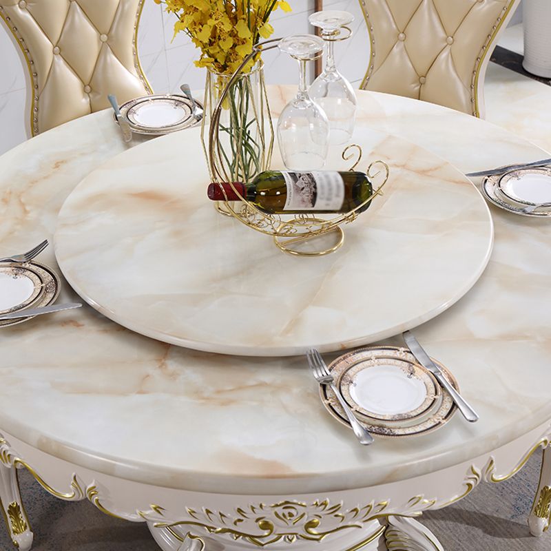Solid Wood Victorian Round Table Marble Dining Table with Pedestal Base Clearhalo ' dining_table' 'Dining Tables & Seating' 'Dining Tables' 'furn' 'furn_dining_table' 'Furniture' 'furniture_dining_table' 'Kitchen & Dining Furniture' 'kitchen&dining_furn' 'kitchen' 'kitchen_dining_table' 1200x1200_f463a813-74a6-4980-9d18-dea8ca2aac87
