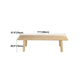 Rectangle Dining Table Solid Wood Dining Table with 4 Legs for Kitchen