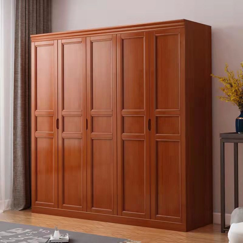 Matte Finish Cabinet for Bedroom Traditional Rubberwood Storage Cabinet Clearhalo 'Armoires & Wardrobes' 'armoires_wardrobes' 'Bedroom Furniture' 'furn' 'furn_armoires_wardrobes' 'Furniture' 1200x1200_f46544ab-3845-415f-9b85-bbe3aaebf52d
