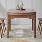 Modern Style Brown Dining Table Round Solid Wood Dining Table with 4 Legs for Living Room Clearhalo ' dining_table' 'Dining Tables & Seating' 'Dining Tables' 'furn' 'furn_dining_table' 'Furniture' 'furniture_dining_table' 'Kitchen & Dining Furniture' 'kitchen&dining_furn' 'kitchen' 'kitchen_dining_table' 1200x1200_f4654af5-82d8-41c8-82a4-ff41c476577b