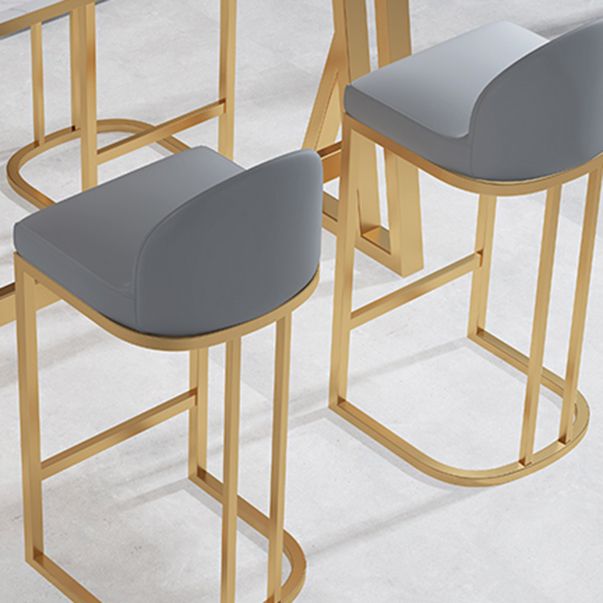 Glam Rectangle Pub Table Set 1/2/5 Pieces Faux Marble Pub Set for Indoor Clearhalo 'Bar Furniture' 'furn' 'furn_home_bar_bar_sets' 'Furniture' 'Home Bars & Bar Sets' 'home_bar_bar_sets' 'Kitchen & Dining Furniture' 1200x1200_f465df2f-ffe5-4012-8a1b-baae6689d6c5