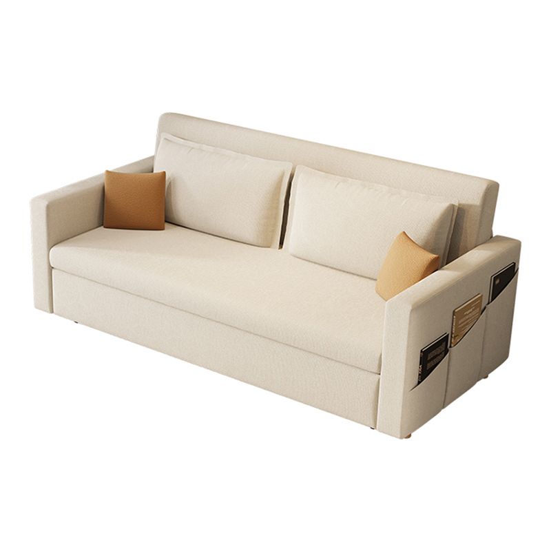 31" Wide Scandinavian Sleeper Sofa Futon Beige Foldable Sleeper Sofa Clearhalo 'furn' 'furn_futons' 'Furniture' 'Futons & Daybeds' 'Futons' 'Living Room Furniture' 1200x1200_f468a914-910c-43e1-b0ae-6b239ded52d0