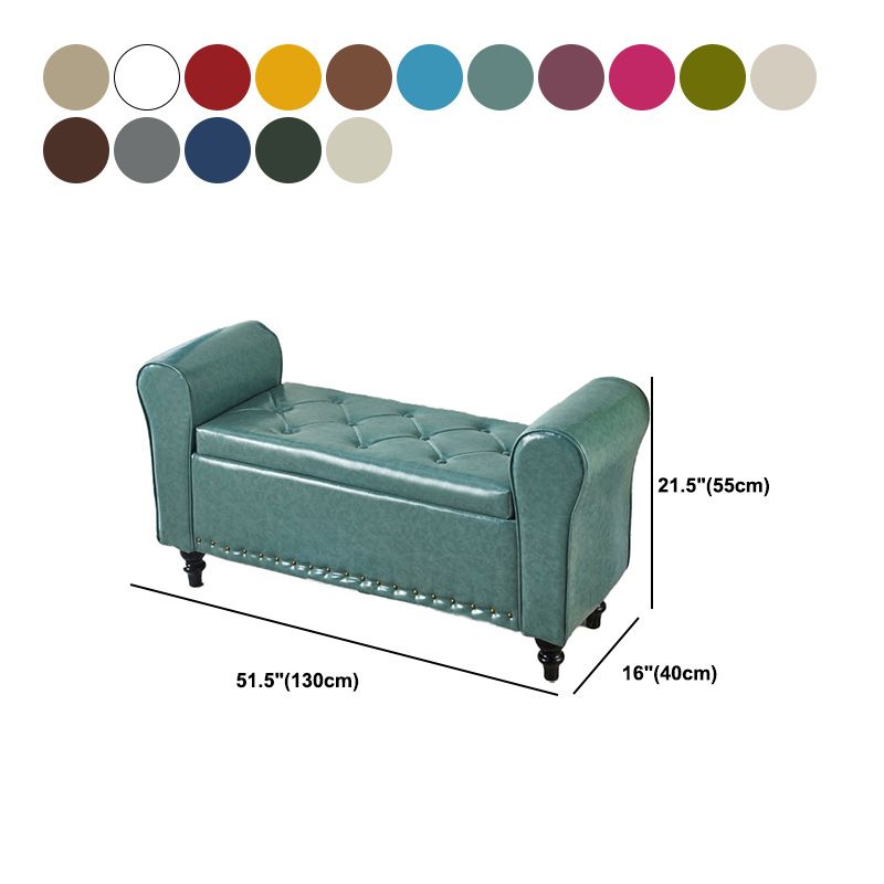 15.75 Inch Wide Bench Upholstered Modern Bench with Arms for Bedroom Clearhalo 'Benches' 'Chairs & Seating' 'furn' 'furn_benches' 'Furniture' 'Living Room Furniture' 1200x1200_f46982c1-f830-4251-9316-33a189d00a9f