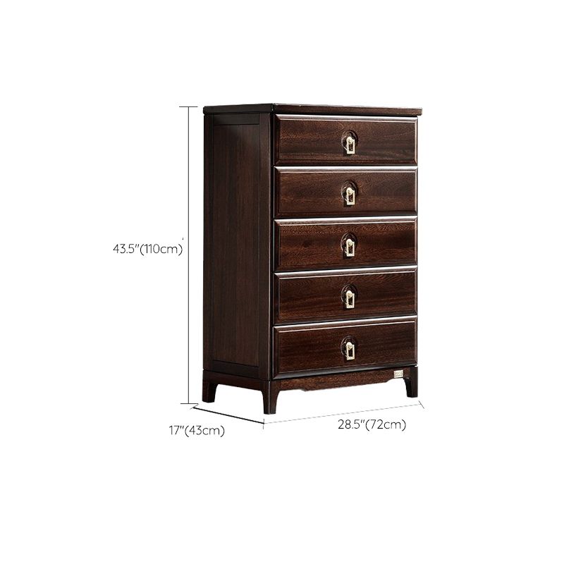 Mid-Century Modern Accent Chest Rectangle Brown Lacquered Wood Chest Clearhalo 'Cabinets & Chests' 'cabinets_chests' 'furn' 'furn_cabinets_chests' 'Furniture' 'Living Room Furniture' 1200x1200_f46f4cb1-2f80-4c50-a35c-2ff3554065a0