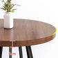 Juego de comedor moderno de 1/2/3 piezas, mesa de comedor redonda de madera de pino para comedor