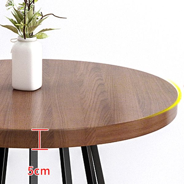 Juego de comedor moderno de 1/2/3 piezas, mesa de comedor redonda de madera de pino para comedor