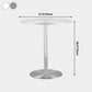 Metal Industrial Dining Table Stainless Steel Top Dining Table with Pedestal Base Clearhalo ' dining_table' 'Dining Tables & Seating' 'Dining Tables' 'furn' 'furn_dining_table' 'Furniture' 'furniture_dining_table' 'Kitchen & Dining Furniture' 'kitchen&dining_furn' 'kitchen' 'kitchen_dining_table' 1200x1200_f47472fd-bfbf-411e-b649-3da57570238c
