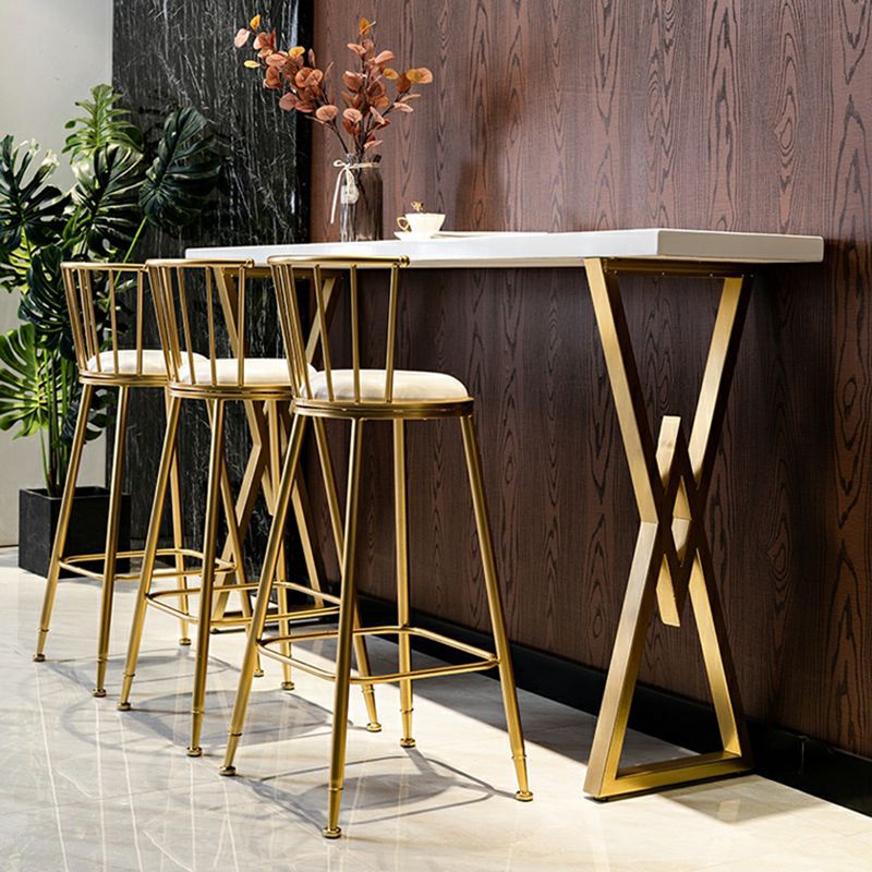 Glam Style Bar Set 1/2/4 Pieces Solid Wood Rectangle Counter Set Clearhalo 'Bar Furniture' 'furn' 'furn_home_bar_bar_sets' 'Furniture' 'Home Bars & Bar Sets' 'home_bar_bar_sets' 'Kitchen & Dining Furniture' 1200x1200_f4753c99-cca7-4802-9bf7-27ebe03280d8