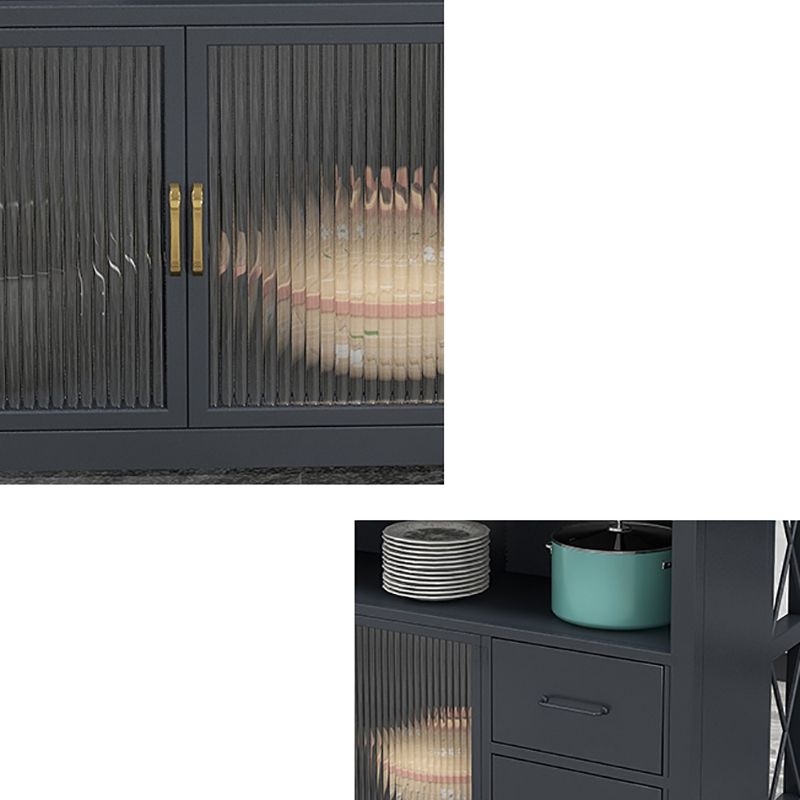 Contemporary Marble Kitchen Trolley Stationary Kitchen Trolley with Drawer Clearhalo 'furn' 'furn_kitchen_islands_carts' 'Furniture' 'Kitchen & Dining Furniture' 'Kitchen Islands & Carts' 'kitchen_islands_carts' 1200x1200_f4768b24-e386-48ce-9a22-861c3a35510a