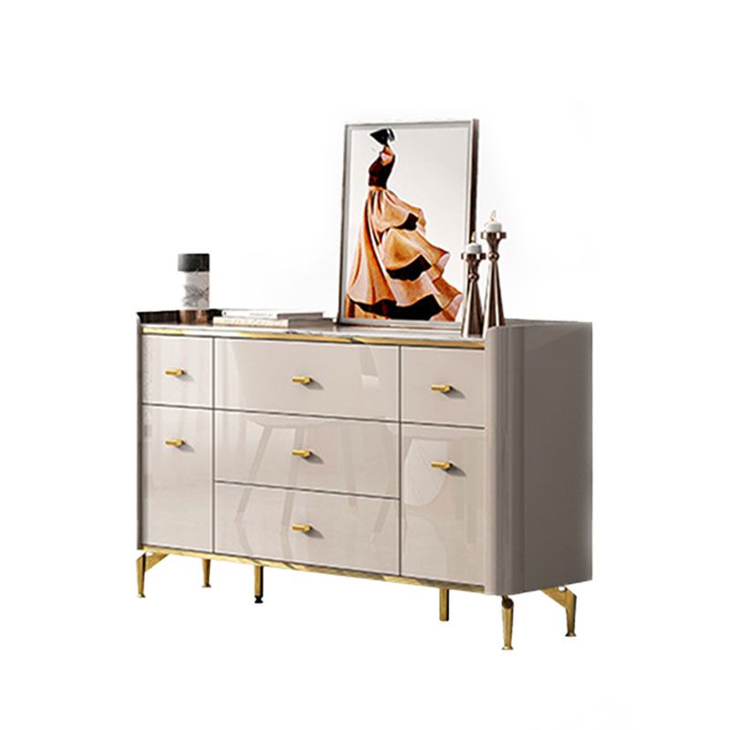 Stone Glam Chest Slaapkamer opbergkist in wit met laden