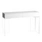 Contemporary 2 Drawers Make-up Vanity Acrylic Makeup Vanity Desk Table
