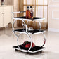 31.50" High Contemporary Prep Table Rolling Metal Prep Table for Home Clearhalo 'furn' 'furn_kitchen_islands_carts' 'Furniture' 'Kitchen & Dining Furniture' 'Kitchen Islands & Carts' 'kitchen_islands_carts' 1200x1200_f47812ac-4162-418e-aa9b-c36bb584d360