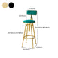 Glam Counter Height Pub Set 1/5 Pcs Faux Marble Bar Table and Adjustable Height Stools