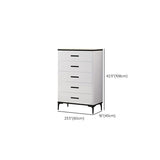 Contemporary Storage Chest Bedroom Stone Chest with Black Legs