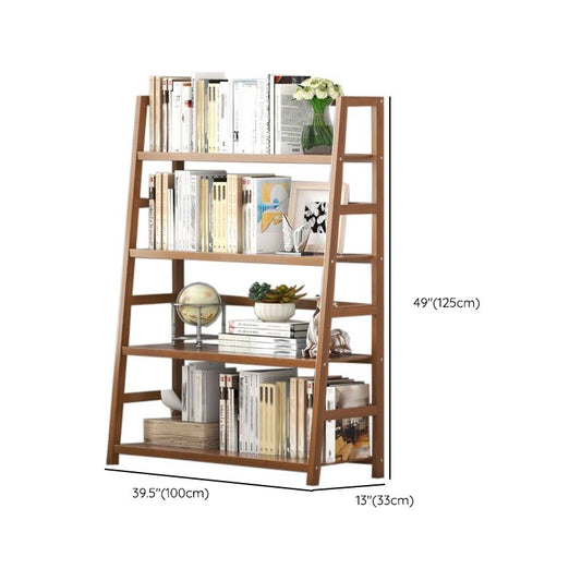 Modern Open Back Ladder boekenplank Engineered houten boekenkast met planken