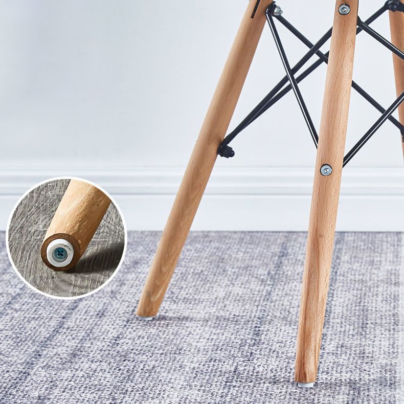 Scandinavian Wood Side Chair Solid Back Kitchen Dining Room Chair Clearhalo 'Dining Chairs' 'Dining Tables & Seating' 'dining_chair' 'Furniture' 'furniture_dining_chair' 'Kitchen & Dining Furniture' 1200x1200_f47dca7e-9e52-42ca-ba5b-865937bcec5f