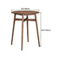 Solid Wood Bar Dining Table Contemporary Bar Table with Brown Base Clearhalo 'Bar Furniture' 'Bar Tables' 'bar_tables' 'Furniture' 'furniture_bar_tables' 'Kitchen & Dining Furniture' 1200x1200_f47e3186-9a81-4a41-90c7-49a1ab944b6e