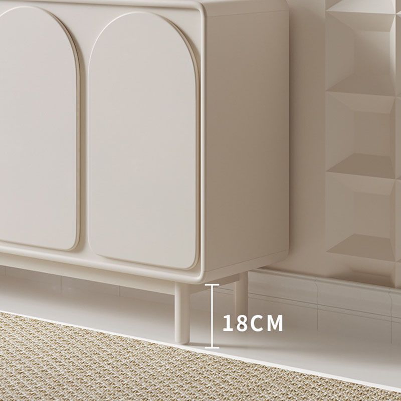 Tavolo da sideboard in legno a buffet in stile contemporaneo con armadi