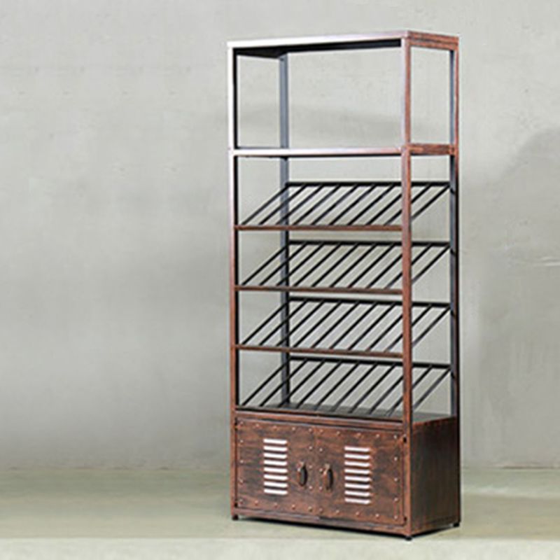 70.9 "H産業用自立型ボトルホルダー金属ボトルラック付き棚付き