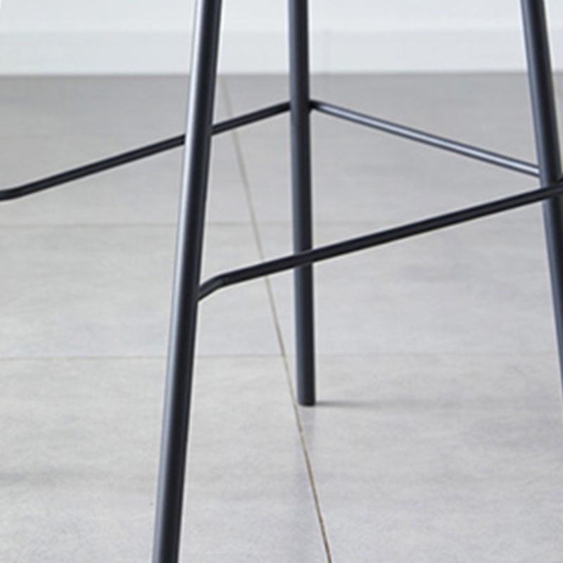 Nordic Style Bar Stool Metal Counter Bar Stool for Restaurant Clearhalo 'Bar Furniture' 'Bar Stools' 'bar_stools' 'furn' 'furn_bar_stools' 'Furniture' 'furniture_bar_stools' 'Kitchen & Dining Furniture' 1200x1200_f481eb8d-5698-4df9-8795-ec760c01ce37