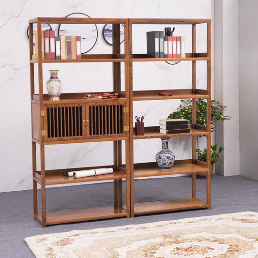 Eigentijdse open back boekenplank etagere houten boekenkast met planken