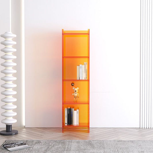 Closed Back Plastic Bookcase Scandinavian Style Bookshelf for Home Office Study Room Clearhalo 'Bookcases' 'furn' 'furn_bookcases' 'Furniture' 'furniture_bookcases' 'Office Furniture' 1200x1200_f48370d3-a71d-4e57-82e0-6cd17fb78496