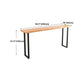 Contemporary Rectangle Bar Dining Table Wood Bar Height Table with Sled Base Clearhalo 'Bar Furniture' 'Bar Tables' 'bar_tables' 'furn' 'furn_bar_tables' 'Furniture' 'furniture_bar_tables' 'Kitchen & Dining Furniture' 'kitchen&dining_furn' 'kitchen' 1200x1200_f4859280-947e-42b8-999d-308aa3c48afd