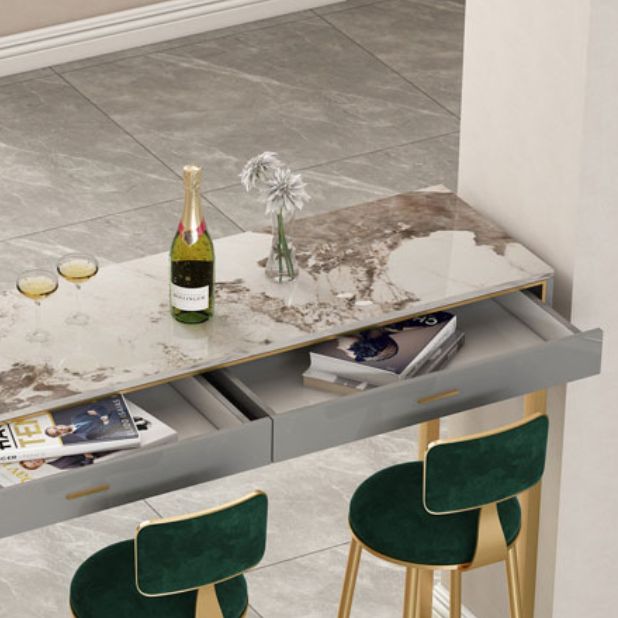 Modern 1/2/3 Pieces Counter Height Set Rectangle Indoor Pub Dining Set with Storage Clearhalo 'Bar Furniture' 'furn' 'furn_home_bar_bar_sets' 'Furniture' 'Home Bars & Bar Sets' 'home_bar_bar_sets' 'Kitchen & Dining Furniture' 1200x1200_f487382f-e36d-4604-8059-832e1536ae55