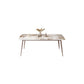 Modern White Stone Rectangular Kitchen Dining Table for Dining Hall Clearhalo 'Dining Tables & Seating' 'Dining Tables' 'dining_table' 'furn' 'furn_dining_table' 'Furniture' 'Kitchen & Dining Furniture' 1200x1200_f48ad831-36bd-41c2-800b-5d59322f3562